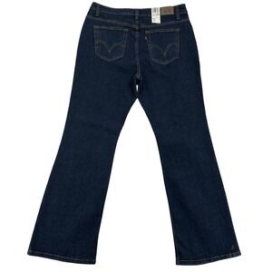 Levis 515 Bootcut Stretch Jeans Womens 18W Medium Dark Wash Blue WV Denim NWT